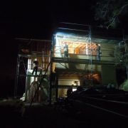 Fin de chantier nocturne